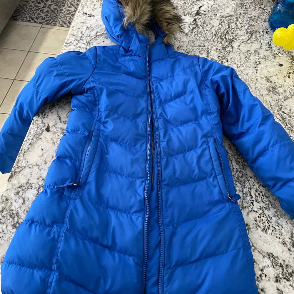 Girls fleece lined parka